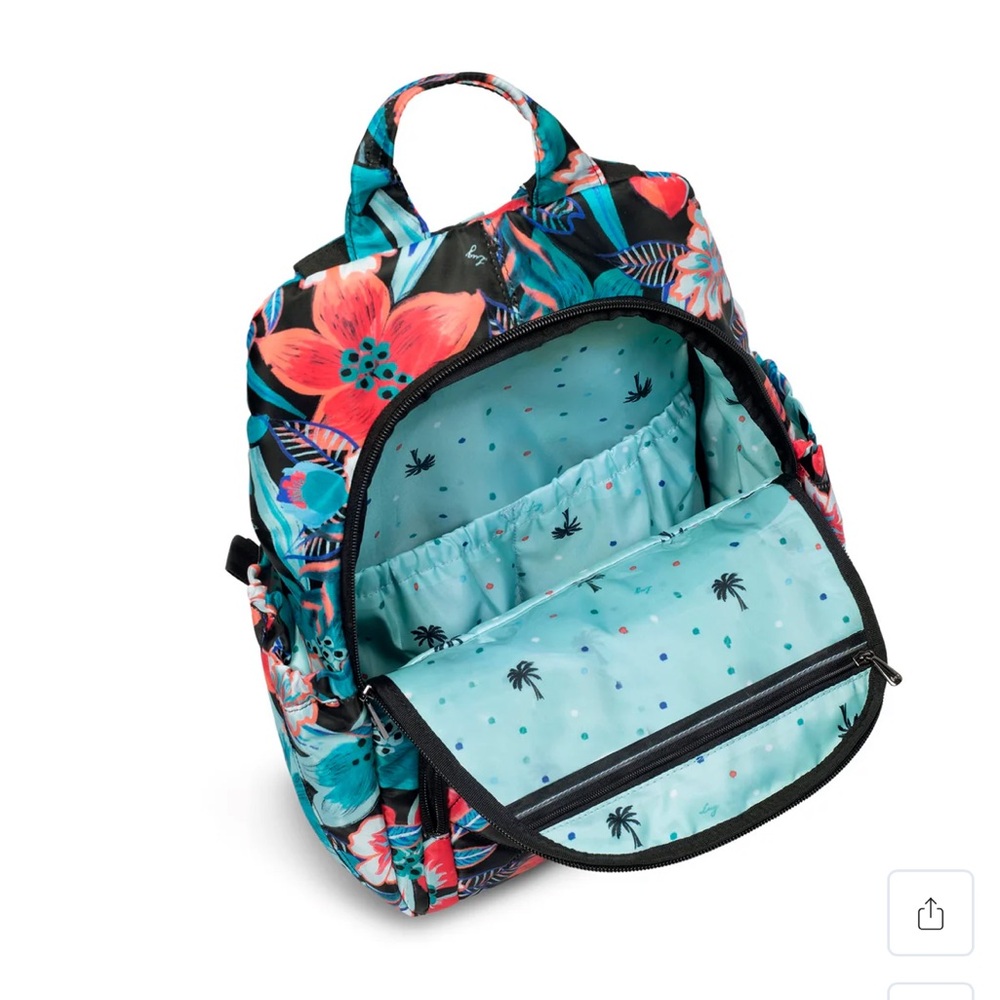 Lug Hatchback 3 Backpack - NWT
Color: RESORT TROPICS (RESORT PALMS SEAFOAM) - Picture 6 of 9